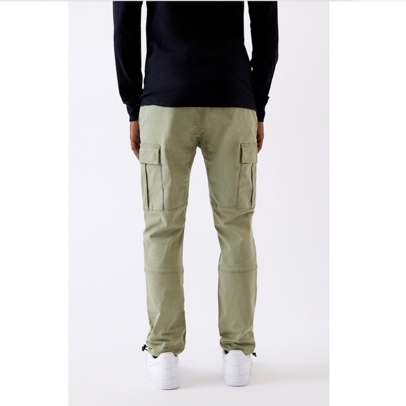 PacSun Utility Green Slim Cargo Pants - Picture 2 of 12